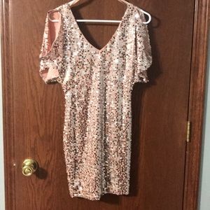 Sequined Cocktail Dress